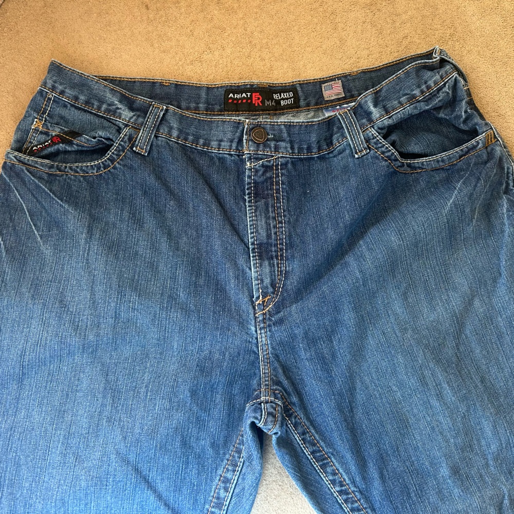 Ariat FR Relaxed Fit Blue Jeans